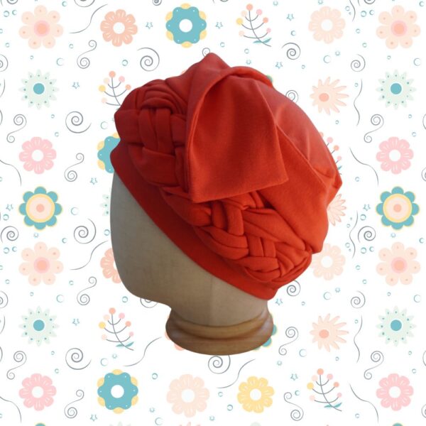 Turbante Oncológico Elega Liso Negro - Image 10